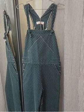 Utility Canvas Brand Swiss Dot overalls size S